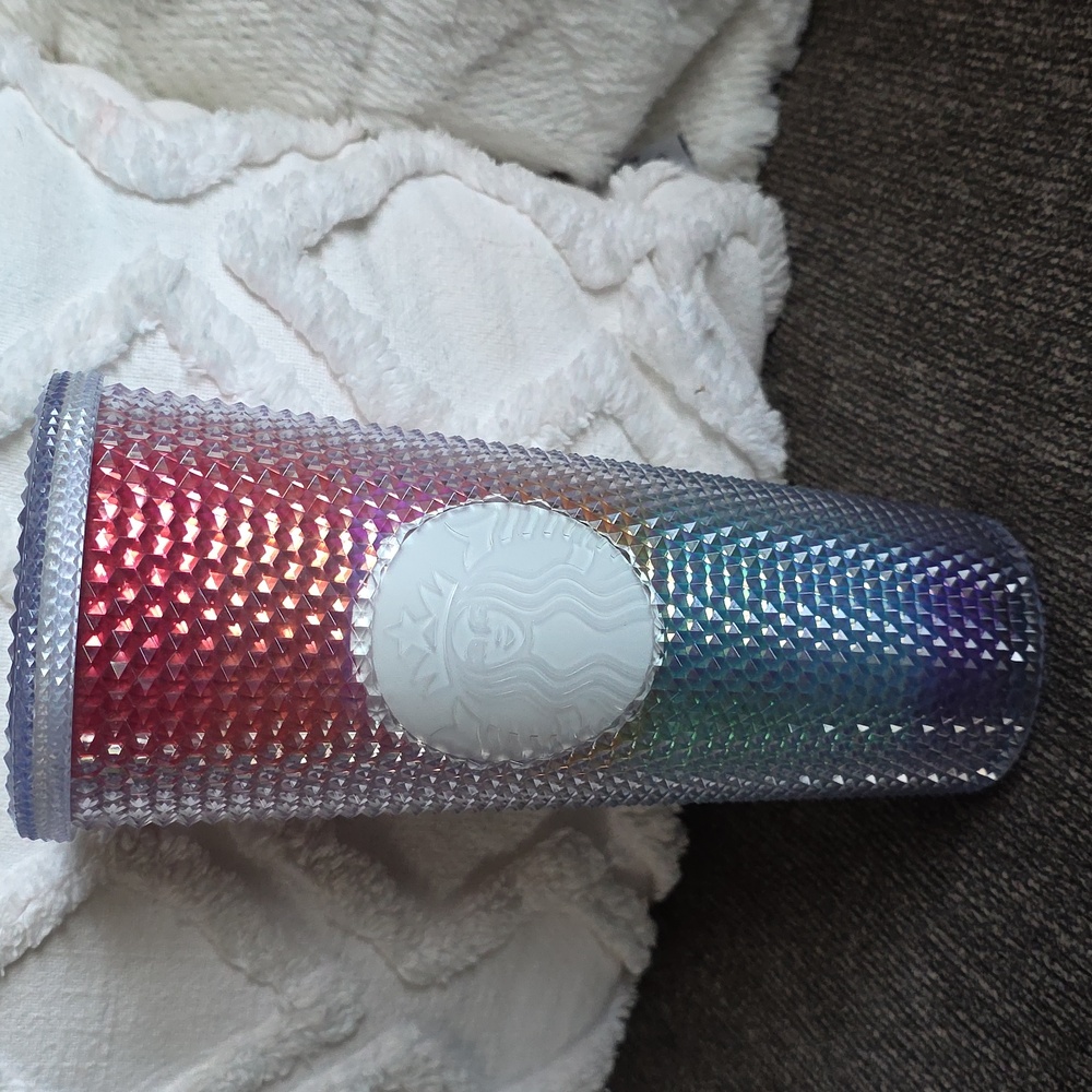 Starbucks Studded Rainbow Pride Tumbler Cold Cup